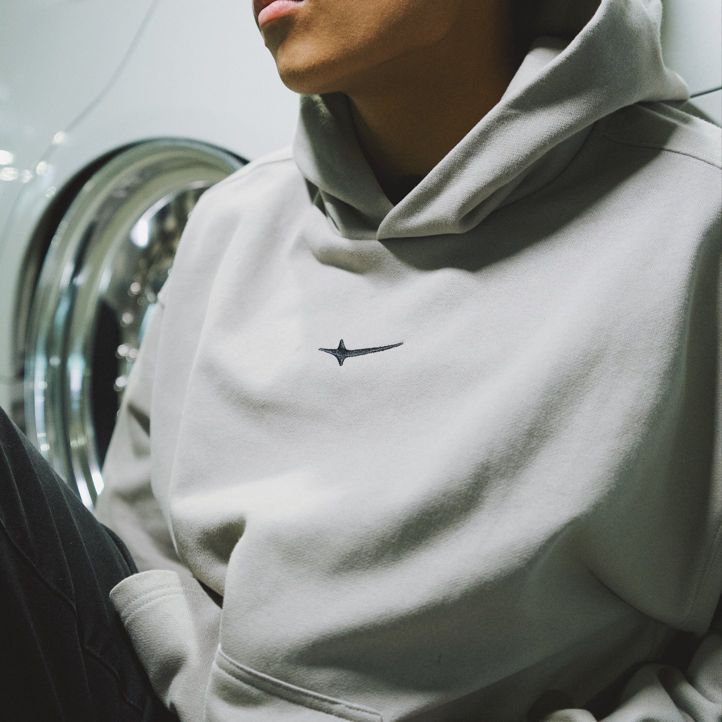 Pulstar Hoodie Stone Grey